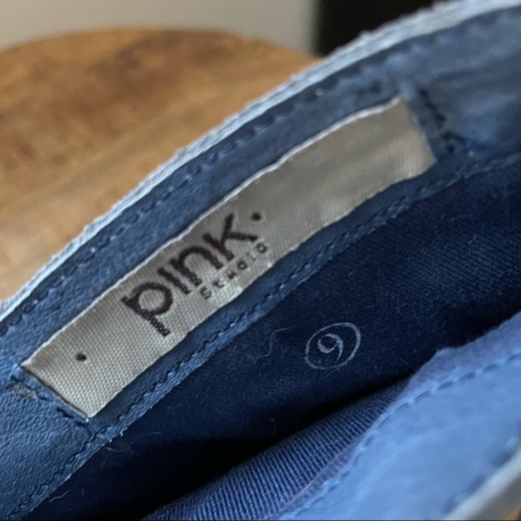 Pink Studio Grey Suede Boots with Silver Buckles Heels Size 9 - Picture 6 of 8